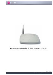 Modem Router Wireless Xavi X7868r/X7868r+ - Clix