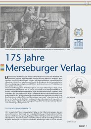 175 Jahre merseburger Verlag