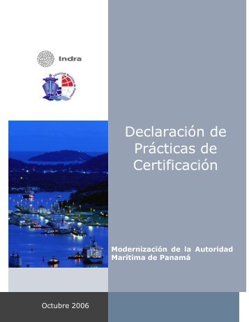 DeclaraciÃ³n de PrÃ¡cticas de CertificaciÃ³n - Autoridad MarÃ­tima de ...