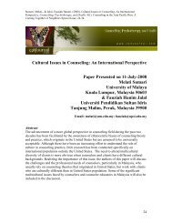 Cultural Issues in Counseling - Counselling, Psychotherapy and ...