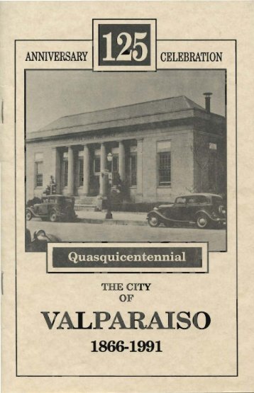 The City of Valparaiso, Quasquicentennial - Porter County, Indiana
