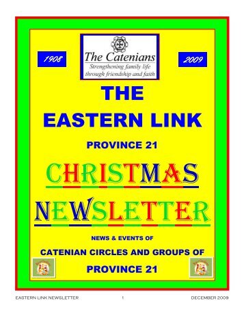 4th Eastern Link - Province 20 Catenians of Western Australia