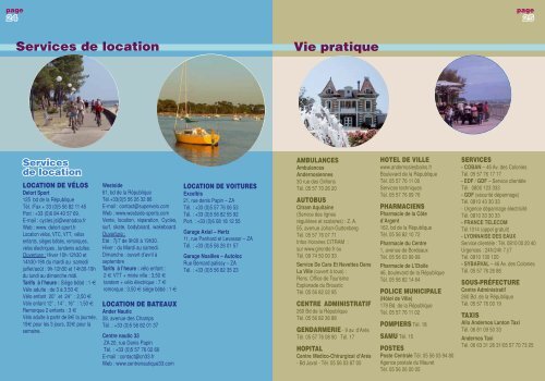 guide touristique - Mairie d'Andernos