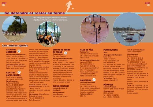 guide touristique - Mairie d'Andernos