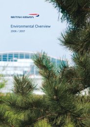 Environmental Overview - British Airways