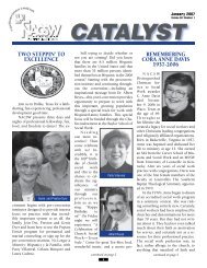 CATALYST - North American Association of Christians in Social Work