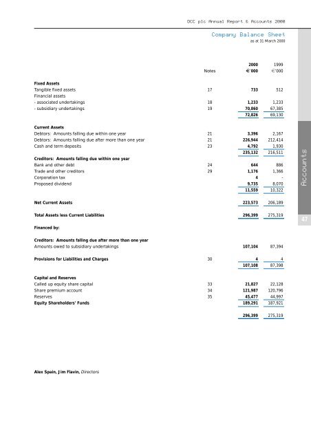 Directors' Reports and Financial Statements - DCC plc