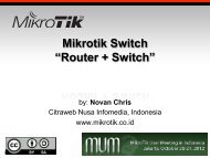 Introduction - MUM - MikroTik