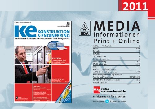 Informationen Print + Online - verlag moderne industrie