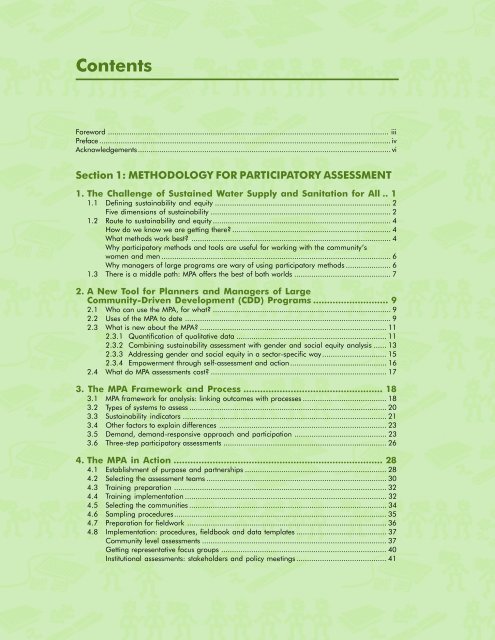 Sustainability Planning and Monitoring