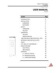 1756HP-TIME v2 User Manual - Hiprom