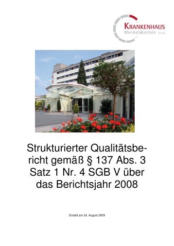 Organigramm des Qualitätsmanagements für die Krankenhaus ...