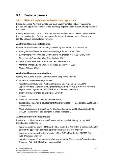Terms of Reference - North Queensland Bulk Ports Corporation