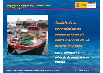 AnÃ¡lisis de la seguridad de las embarcaciones de pesca ... - Sergofi