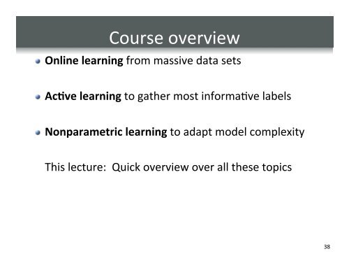 Advanced Topics in Machine Learning - Caltech
