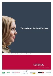 Talanxieren Sie Ihre Karriere.