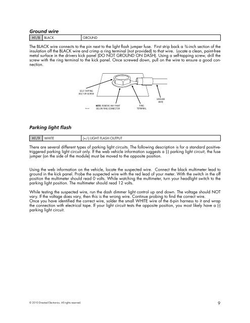 Model 24923 Installation Guide - Ready Remote