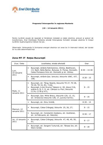 Intreruperi programate in zona Muntenia.pdf - Enel