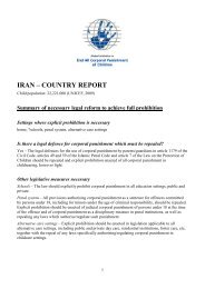 Iran country report - Global Initiative to End All Corporal Punishment ...