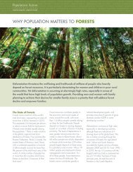 WHY POPULATION MATTERS TO Forests - Population Action ...
