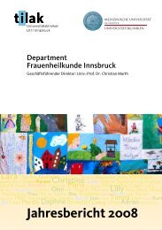 3. - Universitätsklinik für FRAUENHEILKUNDE Innsbruck