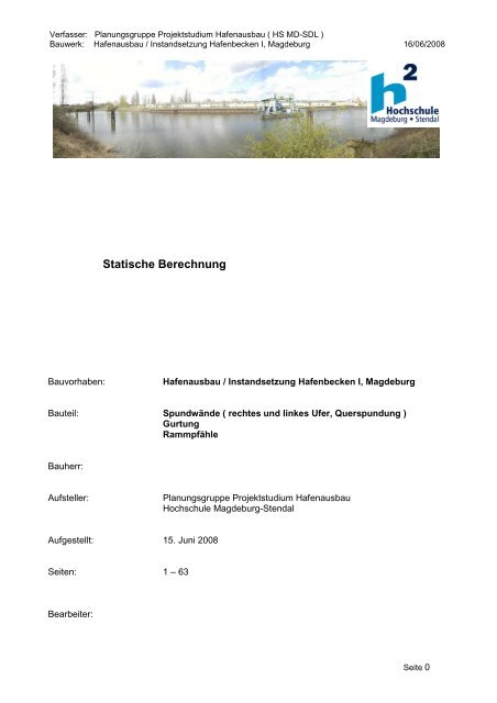 Statische Berechnung - shmp.de