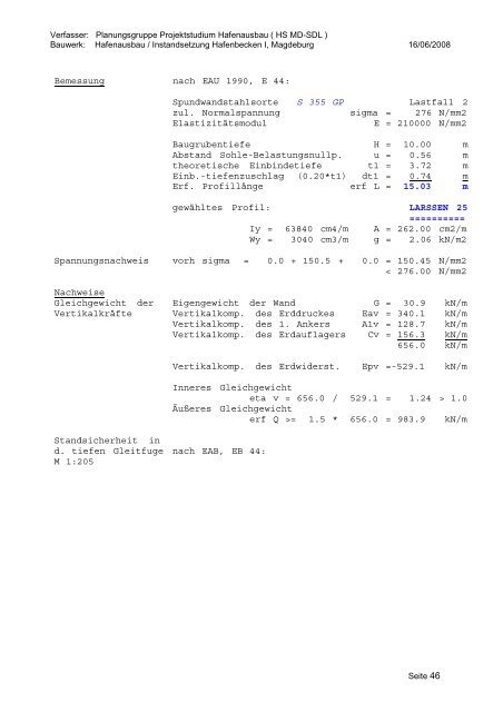 Statische Berechnung - shmp.de