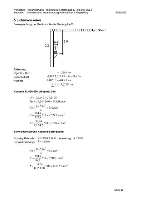 Statische Berechnung - shmp.de