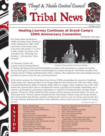 October 2012 - Central Council Tlingit Haida Indian Tribes of Alaska