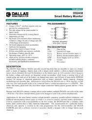 DS2438 Smart Battery Monitor