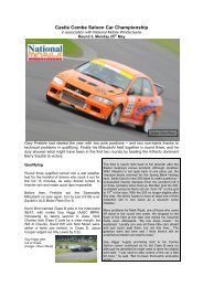 Castle Combe Saloon Car Championship - Castle Combe Circuit