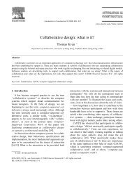 Collaborative design: what is it?-Thomas Kvan