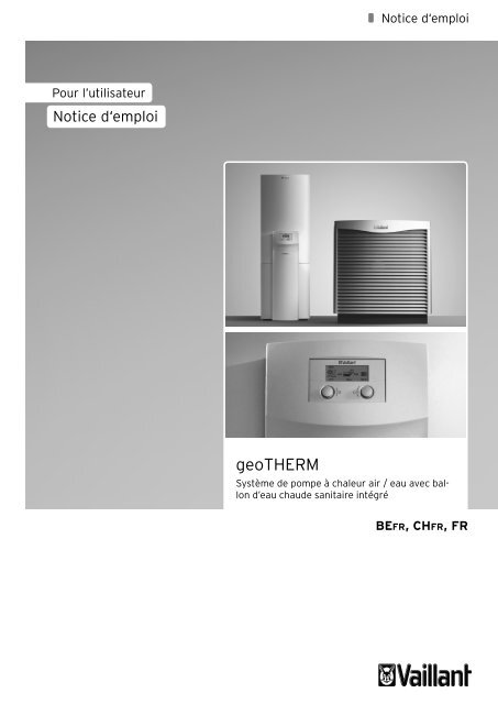 notice-demploi-geotherm-vwl-xx2-3s (3.31 MB) - Vaillant