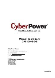 Manual de utilizare CPS1000E-DE - Dedeman