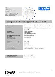 European Technical Approval ETA-12/0266 - Pauli