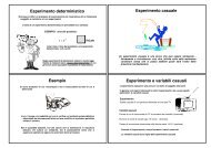 Inferenza e test statistici - Dipartimento di Economia e Statistica