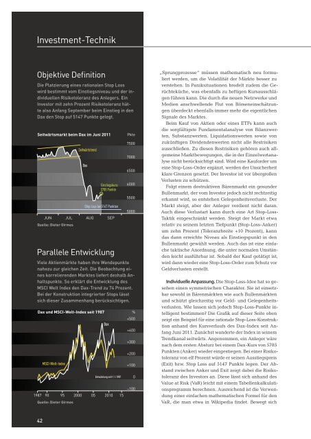 ETF-Magazin mit Artikel zum Thema Sicherheit von - Börse Frankfurt