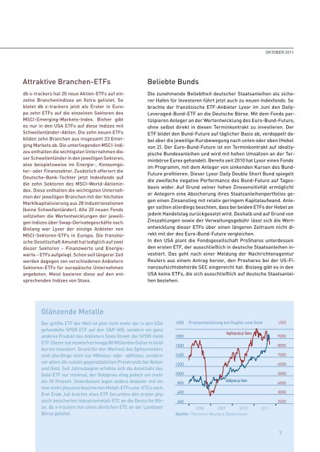 ETF-Magazin mit Artikel zum Thema Sicherheit von - Börse Frankfurt