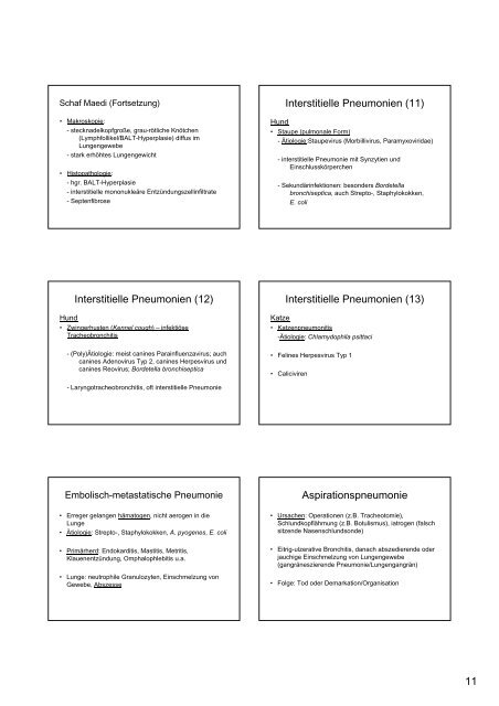 1 Pathologie der Atmungsorgane Nase und Nebenhöhlen