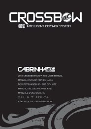 2011 CROSSBOW IDSâ¢ KITE USER MANUAL ... - Cabrinha