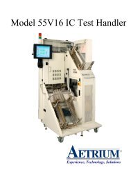 Model 55V16 IC Test Handler - MB Electronique