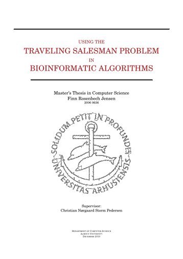 TRAVELING SALESMAN PROBLEM BIOINFORMATIC ALGORITHMS