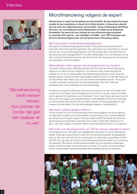 Nieuwsbrief nr 2 2012 - The Hunger Project