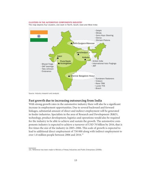 in India The Indian automotive components industry - TeknikfÃ¶retagen