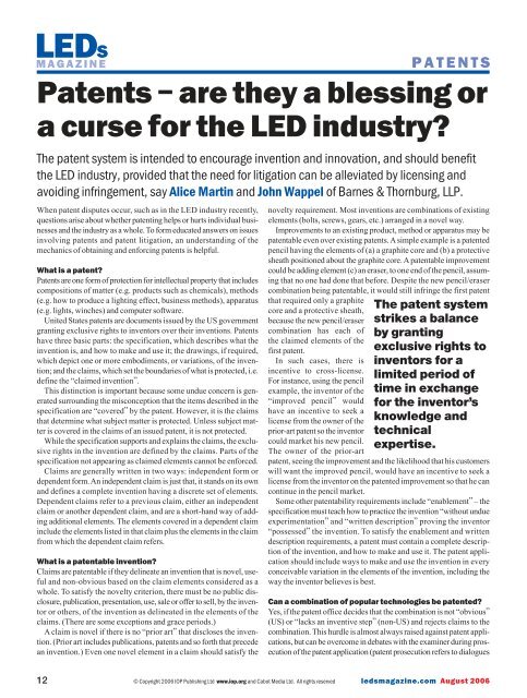 LEDs Magazine Review - Beriled