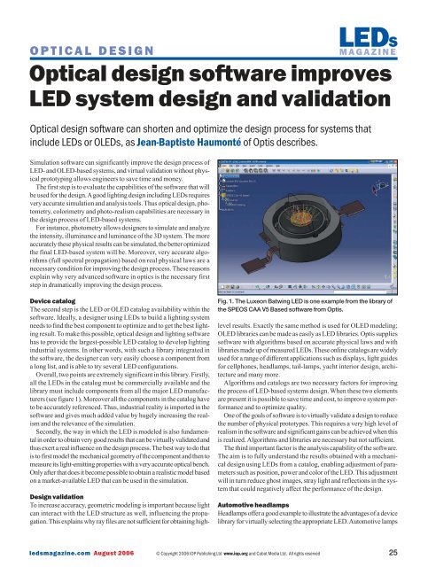 LEDs Magazine Review - Beriled