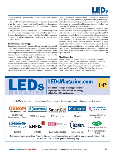 LEDs Magazine Review - Beriled