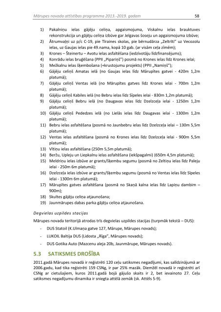 MÄrupes novada attÄ«stÄ«bas programma 2013.-2019.gadam