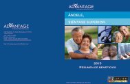 Advantage By Superior 2013 Resumen de Beneficios