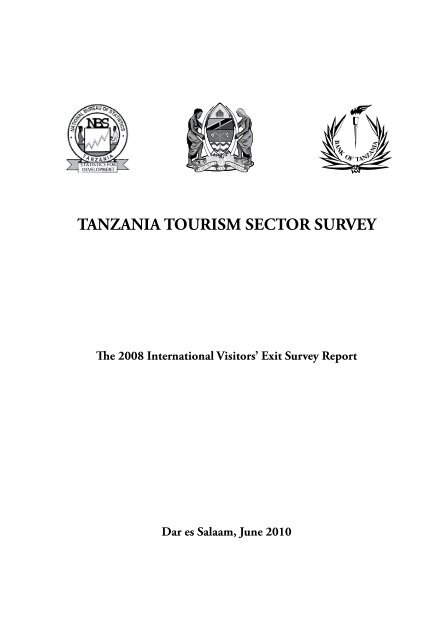 TANZANIA TOURISM SECTOR SURVEY - Bank of Tanzania